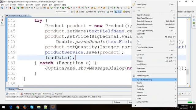 CRUD with Spring Data JPA in Java Swing смотреть онлайн