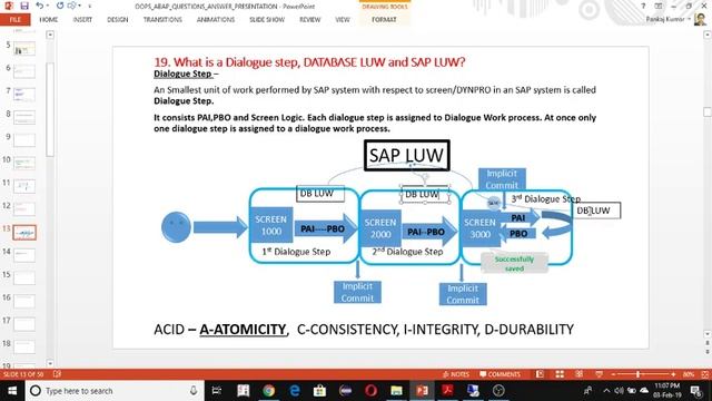 SAP ABAP | INTERVIEW QUESTION'S ANSWER - Part 20 | What is Dialogue step | DB LUW | SAP LUW смотреть онлайн