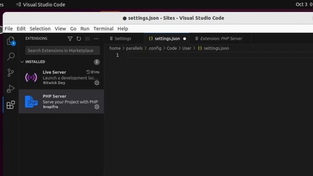 How to Configure settings.json in Microsoft Visual Studio Code for XAMPP on Ubuntu Desktop 22.04 смотреть онлайн