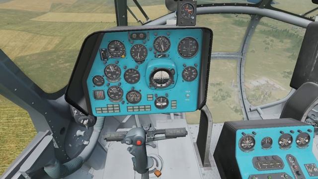 Полёт по маршруту на вертолёте Ми 8 МТВ2 Часть1