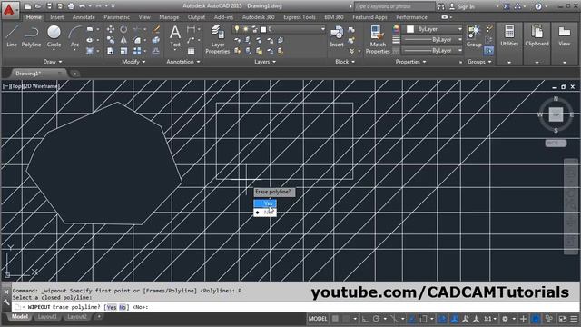 AutoCAD Wipeout Command Tutorial Complete | Frame Visible, Circle, Does not Print, Polyline смотреть онлайн