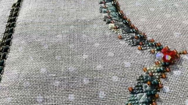 Chatelaine Xmas Mystery Mandala WIP Update - Martina Rosenberg - Cross Stitch