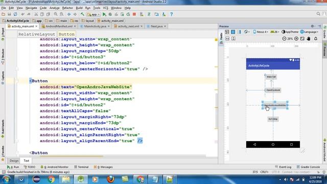 Android Studio Tutorial-20 In Hindi For Beginners | Implicit Intent | Open Facebook смотреть онлайн