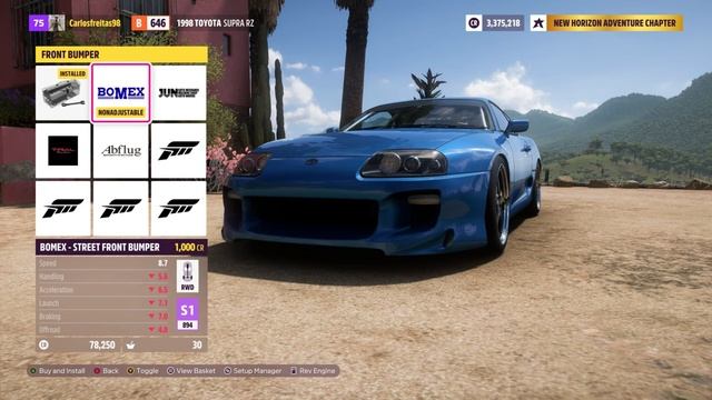 Forza Horizon 5 Fast and Furious - Brian's Toyota Supra customization смотреть онлайн