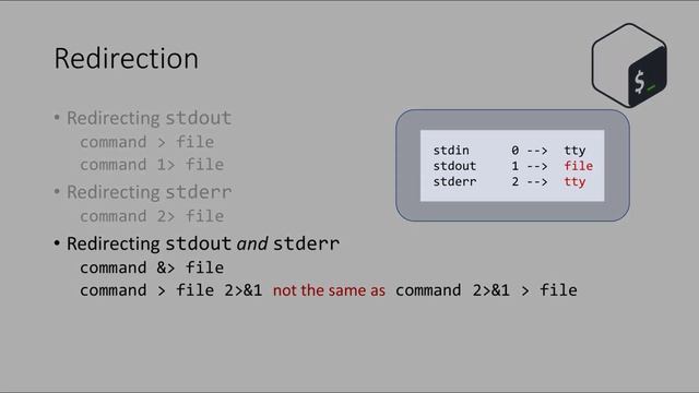 Bash Scripting Class: Input/Ouput & Redirection смотреть онлайн