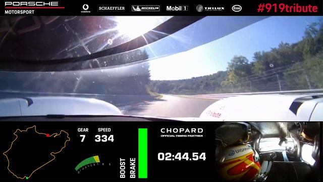Porsche 919 Hybrid Evo sets all-time Nurburgring record - 5:19,546 min смотреть онлайн