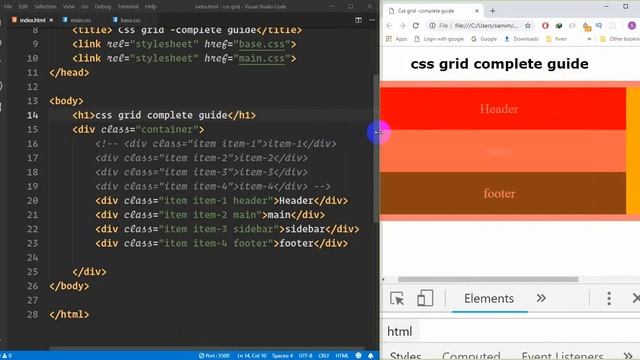 css grid tutorial for beginners in bangle | Applying media query ( part-12) смотреть онлайн