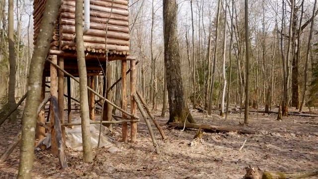 Домик над землёй #15 / Что стало с домиком после второй зимы? смотреть онлайн