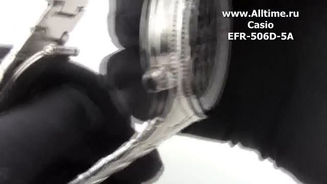 Мужские японские наручные часы Casio Edifice EFR-506D-5A смотреть онлайн