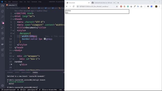 Zero to 100 w/ HTML & CSS - #2 Box Model Explained смотреть онлайн