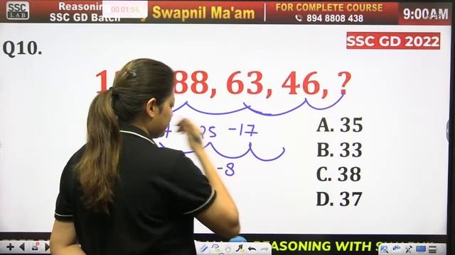 SSC GD 2023-24 | SSC GD Reasoning Practice Set #10 | SSC GD Reasoning Class | By Swapnil Ma'am смотреть онлайн