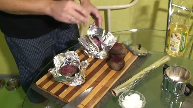 Свекла. Как приготовить свеклу для салата. смотреть онлайн