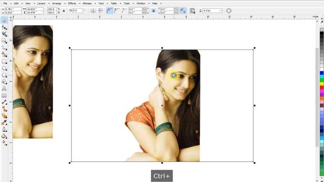 How to remove background in coreldraw | Corel photo paint tutorial | Photo mixing in coreldraw смотреть онлайн