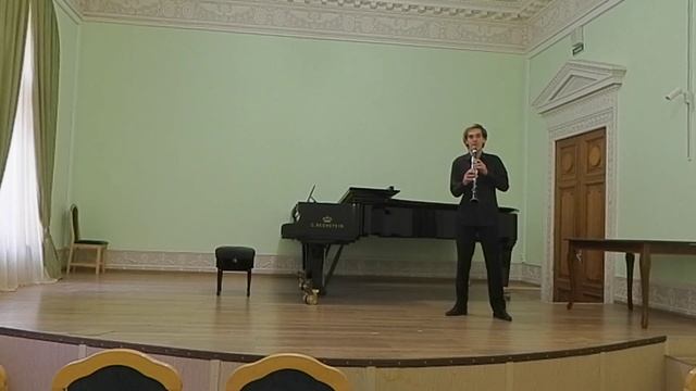 38. Бушин Глеб Андреевич Б. Ковач Посвящение Р. Штраусу для кларнета соло смотреть онлайн