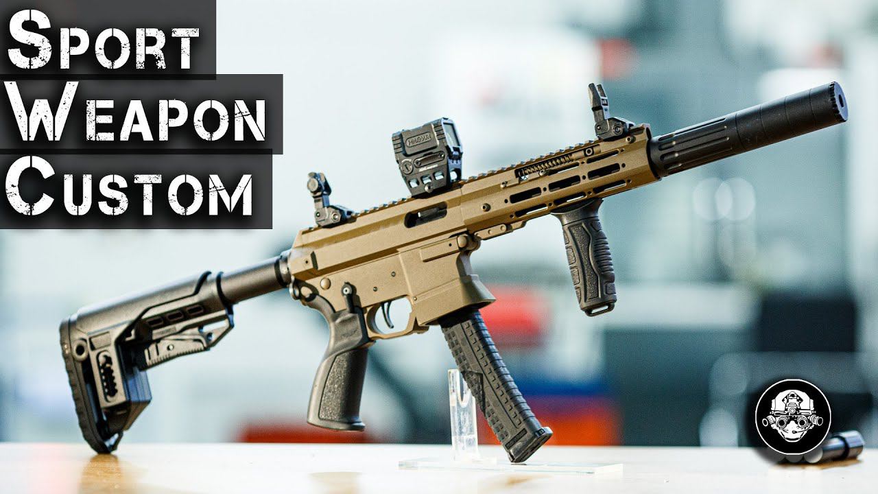 Тактикульный AR карабин от Sport Weapon Custom. Самая тактическая Арка от SWC в 345 и 9х19! смотреть онлайн