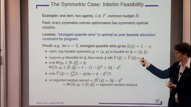 Multi-Dimensional and Non-Linear Mechanism Design and Approximation II смотреть онлайн