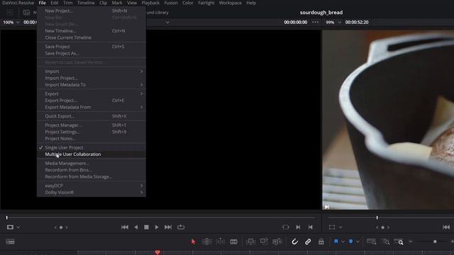 Collaboration in DaVinci Resolve 18 смотреть онлайн