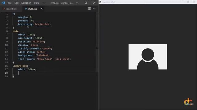 Image Zoom Effect | HTML CSS | Sekhon Design & Code смотреть онлайн