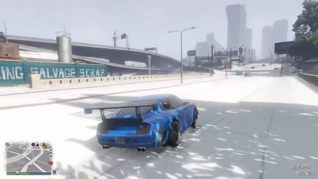 Christmas is here GTA 5 Online snow and PFISTER COMET Retro Custom смотреть онлайн