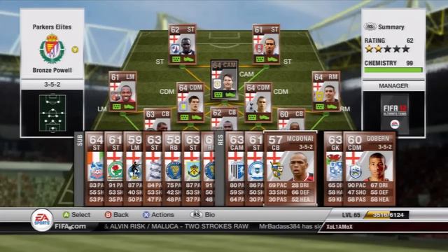 Fifa 12 Ultimate Team - English Bronze Squad Builder + Gameplay смотреть онлайн