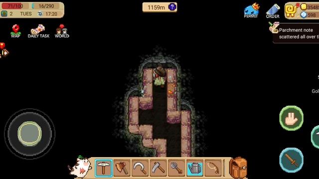 Harvest Town Walkthrough - Ancient Mine Tutorial [ How to save depth progress ] смотреть онлайн