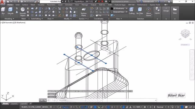 Telefon şarj aleti modelleme- Phone charger modeling- AutoCAD смотреть онлайн