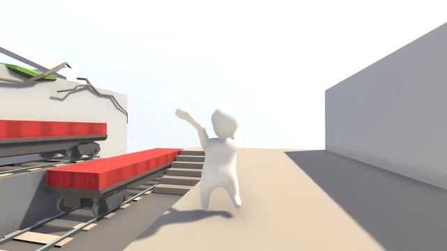 Nikolai's first time playing Human Fall Flat on a PC смотреть онлайн
