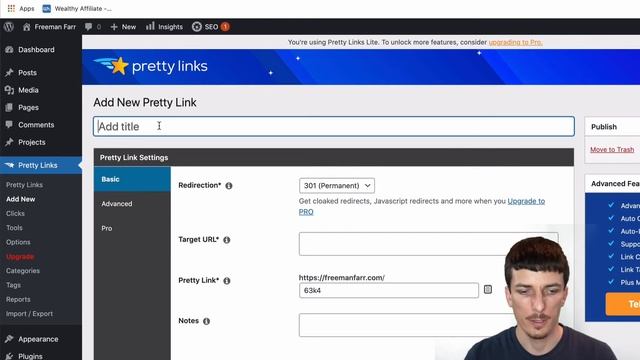 How to Shorten a URL for Affiliate Links | Pretty Links Wordpress Plugin Tutorial смотреть онлайн