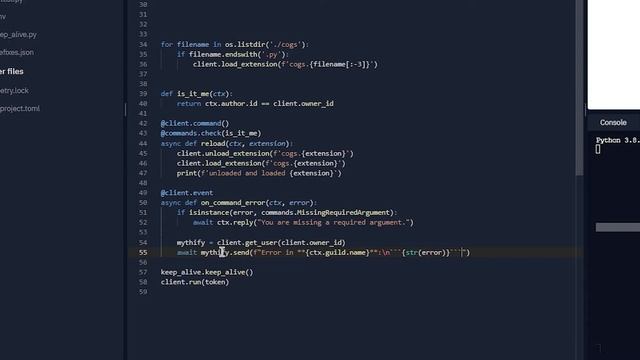Making a Discord bot in Discord.py | Part 11: Error Handling смотреть онлайн