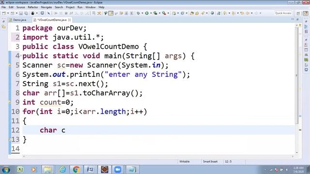How To Count Number Of Vowels In A String In Java смотреть онлайн
