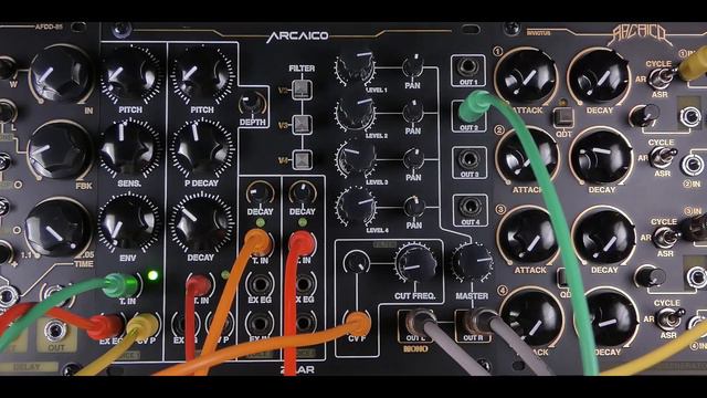 Zaar 4voice analog percussion synthesizer demo sound #modular #eurorack #synth #drum #percussion смотреть онлайн