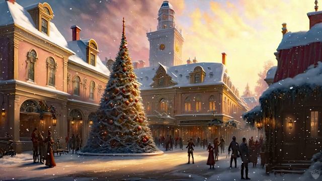City Snow Animated Screensaver/Wallpaper смотреть онлайн