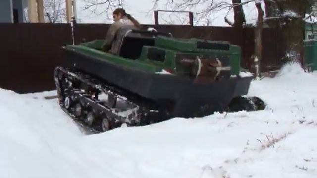 Гусенечный снегоболотоход VIKING смотреть онлайн
