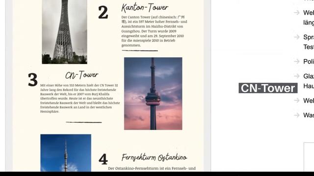 Welcher ist der höchste Fernsehturm der Welt? ? [+die 5 größten Türme im Vergleich] смотреть онлайн