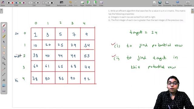 Search in 2D Matrix | Leetcode 74 Solution | Searching and Sorting смотреть онлайн