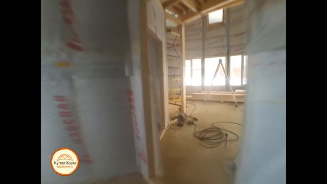 Обзор купольного дома диаметром 12 метров, Подмосковье. Айсдом.рф смотреть онлайн