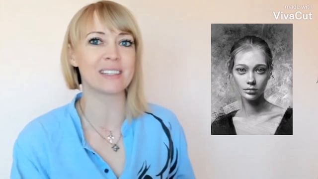 Рисуем портрет УГЛЕМ/ карандашом - Приглашение смотреть онлайн