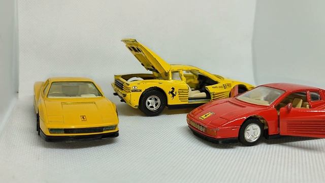 ??Ferrari Testarossa Турбо Кент 51 #turbo #kent #wrappers #ferrari #testarossa #diecast #supercars