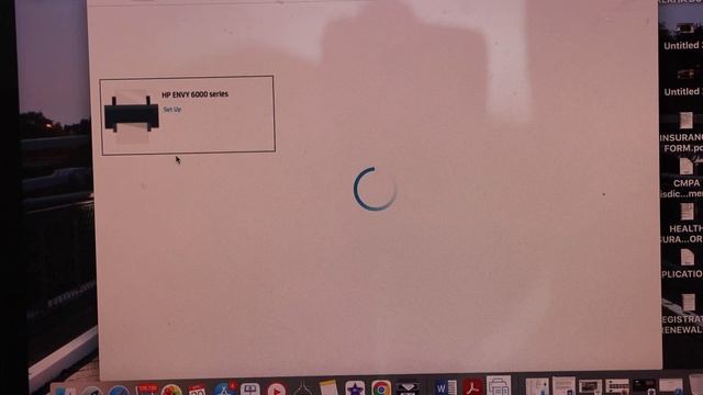 HP Envy 6010e Setup Using Windows Laptop / MacBook.