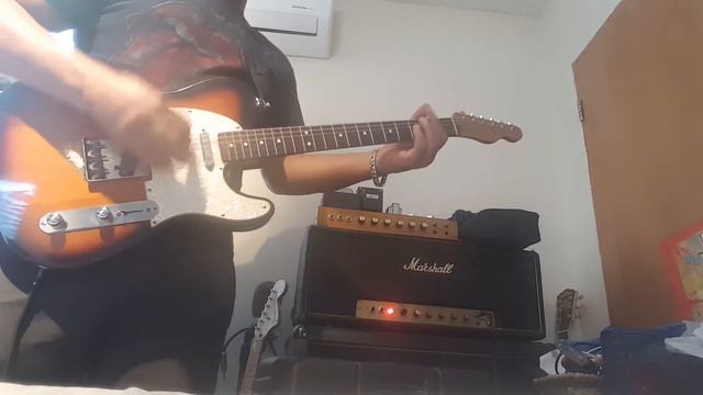 Marshall JMP Super Lead 100w 1973', Fender Telecaster demo смотреть онлайн