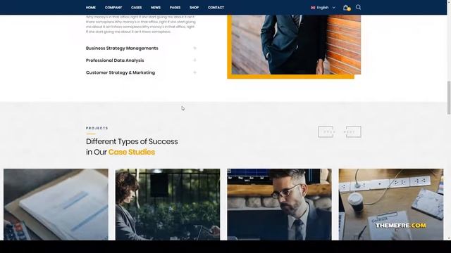 Felos - Finance WordPress Theme analytical company Website Builder смотреть онлайн