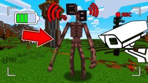 Слежу за СИРЕНОГОЛОВЫЙ SCP 6789 через камеру в МАЙНКРАФТ ! SIREN HEAD MINECRAFT