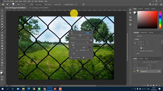 Photoshop EP.3 - ลบวัตถุในภาพด้วย Spot Healing Brush Tool смотреть онлайн