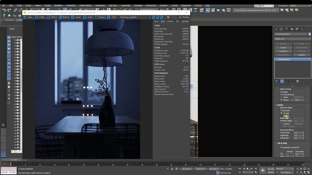 Как сделать эффект боке | Уроки 3ds Max смотреть онлайн