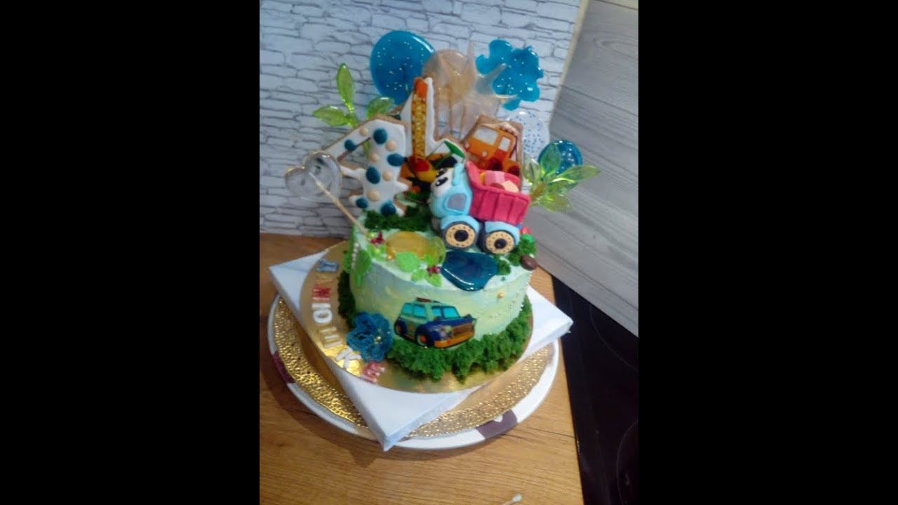 Оформляем детский торт Грузовичок Лёва смотреть онлайн
