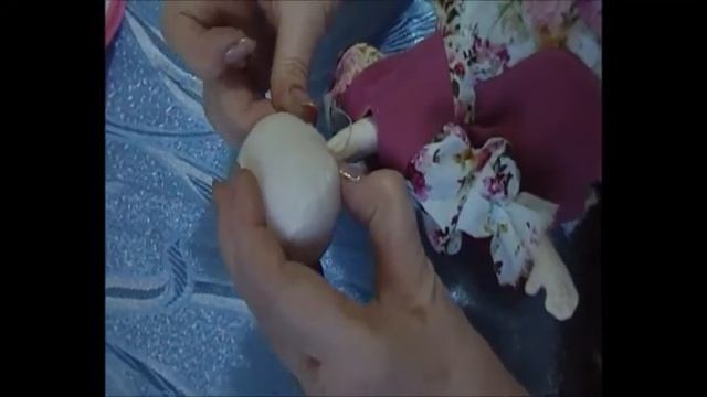 Мастр класс Леся. Пришиваем голову. Урок 7 . смотреть онлайн