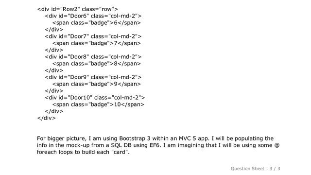 HTML : Using Bootstrap how do I layout elements horizontally? смотреть онлайн