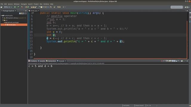 Prefix & postfix operators - Basic Java Fast (6) смотреть онлайн