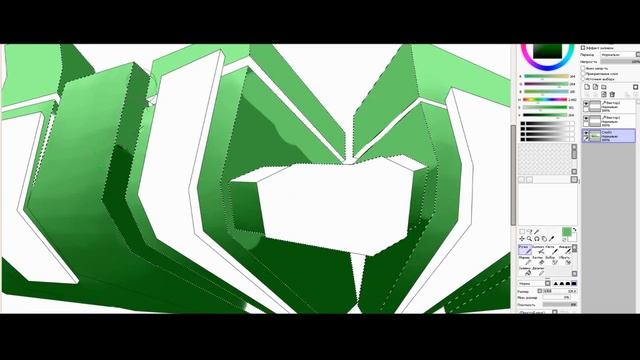 3d граффити в Sai/Пробую рисовать 3d граффити/граффити скетч смотреть онлайн