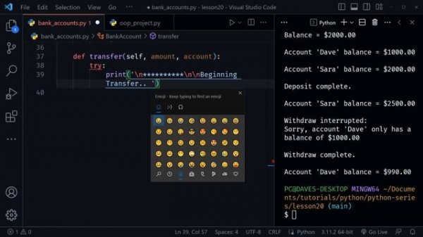 Python OOP (Object-Oriented Programming) Project for Beginners